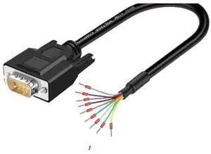 DB9 DB15 DB25 Connector Cable with Number Tube Industrial 24AWG 9 15 25Pin RS232 Serial Plug with Wire Terminal(B-DB9-M,5M) DB9 DB15 DB25 Connector Cable with Number Tube Industrial 24AWG 9 15 25Pin RS232 Serial Plug with Wire Terminal(B-DB9-M,5M)