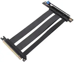 Dpofirs Enhanced Design High Performance PCIe 5.0 X16 GPU Extension Cable for Water Cooling Systems, Black Dpofirs Enhanced Design High Performance PCIe 5.0 X16 GPU Extension Cable for Water Cooling Systems, Black