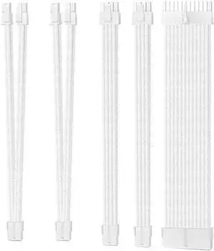 KUNSR PSU ATX 24Pin Extension Cable Nylon Braided 8-pin 6+2pin Cord 8P 4+4Pin Motherboard for Computer PC Case Power Module 30CM KUNSR PSU ATX 24Pin Extension Cable Nylon Braided 8-pin 6+2pin Cord 8P 4+4Pin Motherboard for Computer PC Case Power Module 30CM