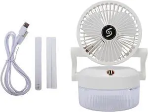 USB Rechargeable Desk Fan with Mist Spray 800ml Water Tank Portable Folding Fan for Dormitories Offices USB Rechargeable Desk Fan with Mist Spray 800ml Water Tank Portable Folding Fan for Dormitories Offices