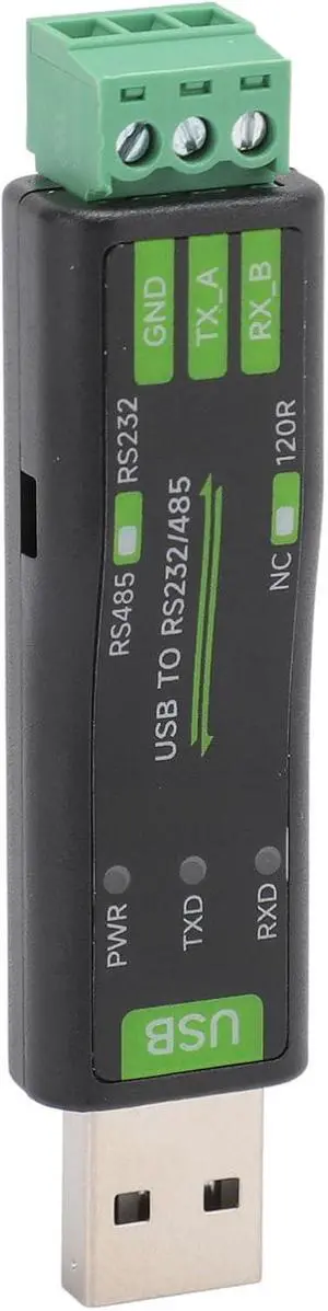 USB to RS232 / 485 Converter - High - Speed FT232RN Chip, Onboard TVS Defense, Compact ABS Shell for, Linux, OS X, Mobile OS USB to RS232 / 485 Converter - High - Speed FT232RN Chip, Onboard TVS Defense, Compact ABS Shell for, Linux, OS X, Mobile OS