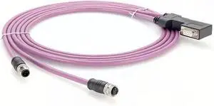 CANopen CanBus DB9 to M12 Male Female 5 Pin A Code PLC Controller RS232 Cable with Programming Port Right Angle Cable CANopen CanBus DB9 to M12 Male Female 5 Pin A Code PLC Controller RS232 Cable with Programming Port Right Angle Cable