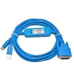 USB8550 USB-AFP8550 Programming Cable for FP1 FP3 FP5 USB to RS422 DB15 MD8 Dual Connectors USB8550 USB-AFP8550 Programming Cable for FP1 FP3 FP5 USB to RS422 DB15 MD8 Dual Connectors