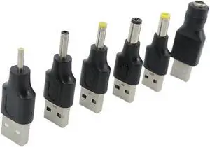 1pc USB Type A Male to DC 2.5x0.7 3.5x1.35 4.0x1.7 5.5x2.1 5.5x2.5 Male 5.5x2.1 Jack Female Power Adapter Connector Converter(3.5x1.35mm Male) 1pc USB Type A Male to DC 2.5x0.7 3.5x1.35 4.0x1.7 5.5x2.1 5.5x2.5 Male 5.5x2.1 Jack Female Power Adapter Connector Converter(3.5x1.35mm Male)