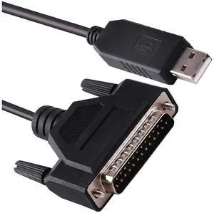 USB to RS232 DB25 Serial Adapter Cable Compatible with The Fanuc CNC DNCLINK Configuration Copy Setting(5M) USB to RS232 DB25 Serial Adapter Cable Compatible with The Fanuc CNC DNCLINK Configuration Copy Setting(5M)