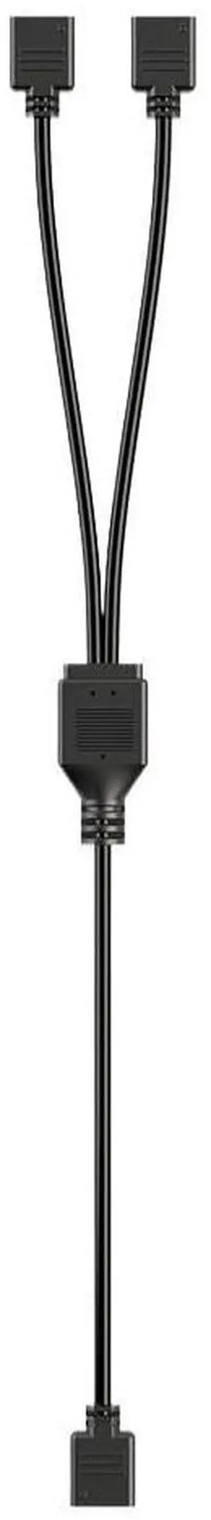 ARGB Adapter Cable 5V 3PIN Connector 1 to 2/3/4 Multi Splitter Synchronization 30cm Tensile(1 to 3,Black) ARGB Adapter Cable 5V 3PIN Connector 1 to 2/3/4 Multi Splitter Synchronization 30cm Tensile(1 to 3,Black)