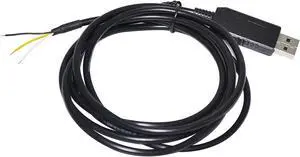 F1T`D2I FT232RL USB to UART TTL 3.3V 5V 3 CORE 3PIN WE Wire END Open Cable Compatible TTL-232R-3V3-WE TTL-232R-5V-WE GND TXD RXD(5M,TTL 3.3V) F1T`D2I FT232RL USB to UART TTL 3.3V 5V 3 CORE 3PIN WE Wire END Open Cable Compatible TTL-232R-3V3-WE TTL-232R-5V-WE GND TXD RXD(5M,TTL 3.3V)