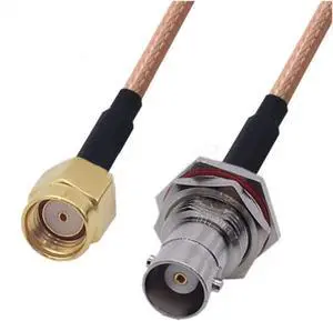 Milkweed RG316 Cable BNC Female to SMA Adapter RP SMA to BNC Male & Female Nut Pigtail RG316 Jumper(2m,2RPSMAM-BNCF) Milkweed RG316 Cable BNC Female to SMA Adapter RP SMA to BNC Male & Female Nut Pigtail RG316 Jumper(2m,2RPSMAM-BNCF)
