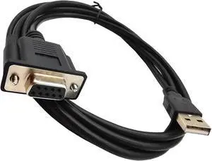 USB to RS232 Serial Adapter, USB A Male to DB9 Pin Female Serial Converter Cable Compatible with The Connecting Computers Various Serial Devices USB to RS232 Serial Adapter, USB A Male to DB9 Pin Female Serial Converter Cable Compatible with The Connecting Computers Various Serial Devices