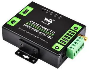 Industrial Grade Serial Server RS232/485 to WiFi and Ethernet, Modbus Gateway, MQTT Gateway, Metal Case, Wail-Mount and Rail-Mount Support, PoE Function @XYGStudy (RS232/485 to WiFi POE ETH (B)) Industrial Grade Serial Server RS232/485 to WiFi and Ethernet, Modbus Gateway, MQTT Gateway, Metal Case, Wail-Mount and Rail-Mount Support, PoE Function @XYGStudy (RS232/485 to WiFi POE ETH (B))