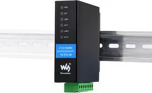 Industrial 2-Ch RS485 to RJ45 Ethernet Serial Server Dual ETH Ports Dual Channels RS485 Independent Operation Bi-Directional Transparent Transmission Industrial 2-Ch RS485 to RJ45 Ethernet Serial Server Dual ETH Ports Dual Channels RS485 Independent Operation Bi-Directional Transparent Transmission