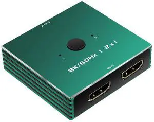 HDMI Switch 4K 120Hz 2 in 1 Out 2 Port Switch 1 Monitors 2 Computers 4K 144Hz KVM Switches Monitor Switches HDMI2.1 8K 60Hz HDMI Switch 4K 120Hz 2 in 1 Out 2 Port Switch 1 Monitors 2 Computers 4K 144Hz KVM Switches Monitor Switches HDMI2.1 8K 60Hz