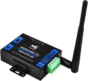 Industrial Grade RS232/485 to WiFi ETH Serial Server 6t Modbus Gateway MQTT Gateway Metal Case Industrial Grade RS232/485 to WiFi ETH Serial Server 6t Modbus Gateway MQTT Gateway Metal Case