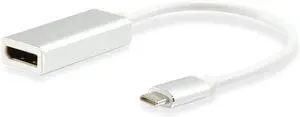 Equip 133458 USB Type C DisplayPort White Cable Interface/Gender Adapter Cable Interface/Gender Adapter (USB Type C, DisplayPort, Male/Female, 0.15 m, White) Equip 133458 USB Type C DisplayPort White Cable Interface/Gender Adapter Cable Interface/Gender Adapter (USB Type C, DisplayPort, Male/Female, 0.15 m, White)