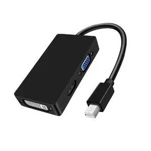M1ni DP to HDTV DVI V/GA 3IN1 DisplayPort Adapter Converter Cord for Projector TV PC Computer Accessories(Black) M1ni DP to HDTV DVI V/GA 3IN1 DisplayPort Adapter Converter Cord for Projector TV PC Computer Accessories(Black)