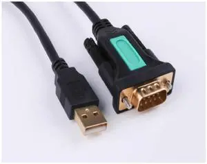 Golded Plated USB 2.0 to RS232 Serial DB9 Male Com Port PL2303 Chipset Converter Adapter pl;/UG Cable 5ft/1.5m Golded Plated USB 2.0 to RS232 Serial DB9 Male Com Port PL2303 Chipset Converter Adapter pl;/UG Cable 5ft/1.5m