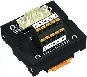D-Sub Rail Mount Interface Module DB9 Female Breakout Board DB9 Splitter(White) D-Sub Rail Mount Interface Module DB9 Female Breakout Board DB9 Splitter(White)