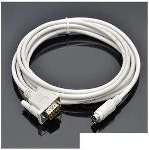 Suitable Veinview MT6000 SeriesToch Screen Connect to FX Series PLC Programming Cable MT6000-FX MT8000-FX (Color : White Color, Size : 2.5M) Suitable Veinview MT6000 SeriesToch Screen Connect to FX Series PLC Programming Cable MT6000-FX MT8000-FX (Color : White Color, Size : 2.5M)