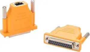 RJ45 Female to DB25 25pin Socket Serial RS232 Console Adapter Connector Converter RJ45 Female to DB25 25pin Socket Serial RS232 Console Adapter Connector Converter