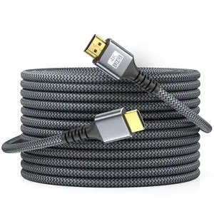 4k Hdmi Cable 75ft Ultra High Speed HDMI 2.0 Cable 4K@60HZ 3D ARC Gold Plated Connector Ethernet Audio Video Return HDMI Cord for UHD TV Monitor Laptop Xbox PS4/PS5 Roku TV ect.(Silvery) 4k Hdmi Cable 75ft Ultra High Speed HDMI 2.0 Cable 4K@60HZ 3D ARC Gold Plated Connector Ethernet Audio Video Return HDMI Cord for UHD TV Monitor Laptop Xbox PS4/PS5 Roku TV ect.(Silvery)