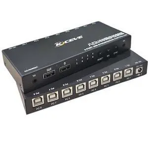 4/8 Ports USB Synchronous Control - KVM Switch/Distributor, Keyboard Mouse Sync Controller, DNF Multi Open Synchronizer/Sharer, Plug and Play Black DNF Game Distributor(8 Ports) 4/8 Ports USB Synchronous Control - KVM Switch/Distributor, Keyboard Mouse Sync Controller, DNF Multi Open Synchronizer/Sharer, Plug and Play Black DNF Game Distributor(8 Ports)