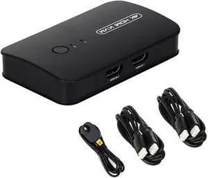 HDMI-Compatible KVM Switch with Extender 1080p Share 2xUSB Disk Monitor Printer Keyboard Mouse for 2 Computers HDMI-Compatible KVM Switch with Extender 1080p Share 2xUSB Disk Monitor Printer Keyboard Mouse for 2 Computers