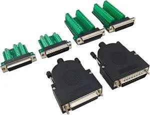 Thin DB25 Solder Free Male and Female 25PIN Connector Adapter Board Terminal Serial Port Parallel Plugs 1Pcs(3) Thin DB25 Solder Free Male and Female 25PIN Connector Adapter Board Terminal Serial Port Parallel Plugs 1Pcs(3)