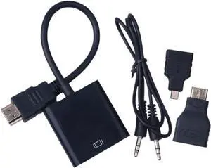 M;ic/ro HDMI-Compatible to V/GA Adaptor Adapter to Female Built-in 1080p Converter for P;S/4 TV(Type D) M;ic/ro HDMI-Compatible to V/GA Adaptor Adapter to Female Built-in 1080p Converter for P;S/4 TV(Type D)
