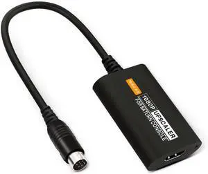 NORMICHIC Converter for Sega Saturn SS to HDMI,1080P HDMI Cable Adapter for Saturn SS 16:9/4:3 S-video input 1080p adapter (black) NORMICHIC Converter for Sega Saturn SS to HDMI,1080P HDMI Cable Adapter for Saturn SS 16:9/4:3 S-video input 1080p adapter (black)