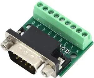 1/5/10Pcs DB9 Male Female Adapter Signals Terminal Module RS232 RS485 Serial to 9-Pin 9-Hole Connector(Male,5 Pcs) 1/5/10Pcs DB9 Male Female Adapter Signals Terminal Module RS232 RS485 Serial to 9-Pin 9-Hole Connector(Male,5 Pcs)