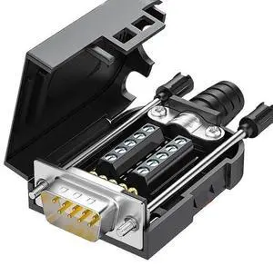 Solder-Free DB9 Breakout Connector D-SUB RS232 RS485 RS422 9 Pin Plug Connectors Transfer-Free Male Female Terminal Adapter(BM) Solder-Free DB9 Breakout Connector D-SUB RS232 RS485 RS422 9 Pin Plug Connectors Transfer-Free Male Female Terminal Adapter(BM)