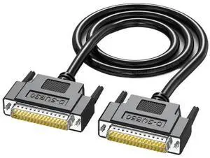 Pure Copper DB50 Male to Female Connecting Wire 3-Rows 50 Pin Data Cable Servo 50Pin Shielded Cable(Orange,5 Meters) Pure Copper DB50 Male to Female Connecting Wire 3-Rows 50 Pin Data Cable Servo 50Pin Shielded Cable(Orange,5 Meters)
