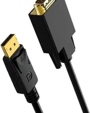 DP DisplayPort to VGA Adapter Connecto Converter 1.8m Cable FHD 1920 * 1080P Line DP DisplayPort to VGA Adapter Connecto Converter 1.8m Cable FHD 1920 * 1080P Line