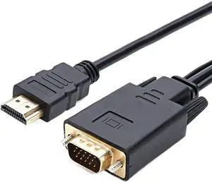 HDMI-Compatible to VGA Adapter to Line Converter Cable 1.8M FHD 1920 * 1080P(3meters) HDMI-Compatible to VGA Adapter to Line Converter Cable 1.8M FHD 1920 * 1080P(3meters)