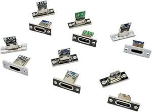 Type-C USB Female Jack Socket with Fixing Plate - 2Pin, 4Pin, 6Pin Connector for Fast Charging and Data Transfer (2/5/10 Pcs)(Type-1 Black 2Pin,2PCS) Type-C USB Female Jack Socket with Fixing Plate - 2Pin, 4Pin, 6Pin Connector for Fast Charging and Data Transfer (2/5/10 Pcs)(Type-1 Black 2Pin,2PCS)