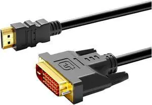 Plated HDMI-Compatible to DVI Cable Male 24+1 DVI-D Male Adapter Plated 4K 1080P for TV HD PC Projector /3 1.5m 5m(1.5m) Plated HDMI-Compatible to DVI Cable Male 24+1 DVI-D Male Adapter Plated 4K 1080P for TV HD PC Projector /3 1.5m 5m(1.5m)