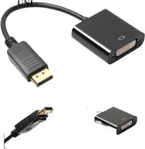 DisplayPort DP to HDMI-Compatible DVI Adapter Cable 1080P Display Port Converter Connector for PC Projector HDTV(DP to dvi) DisplayPort DP to HDMI-Compatible DVI Adapter Cable 1080P Display Port Converter Connector for PC Projector HDTV(DP to dvi)