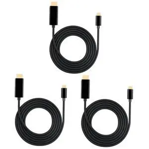 balacoo 3pcs 1.8m USB 3.1 Type-c to Cable Type-c to USB Adapter for Mobile Phone Ultra-Thin Design 4k Cord Abs Shell High-end Vga Output for Monitor/Projector/tv balacoo 3pcs 1.8m USB 3.1 Type-c to Cable Type-c to USB Adapter for Mobile Phone Ultra-Thin Design 4k Cord Abs Shell High-end Vga Output for Monitor/Projector/tv