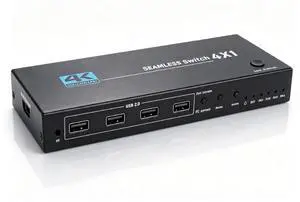 LICAEVEY 8K 60Hz KVM Switchs for PC Laptop Gaming Console Monitor, 4 Port USB HDMI Switcher with VRR ALLM QFT, Plug and Play CEC Function LICAEVEY 8K 60Hz KVM Switchs for PC Laptop Gaming Console Monitor, 4 Port USB HDMI Switcher with VRR ALLM QFT, Plug and Play CEC Function