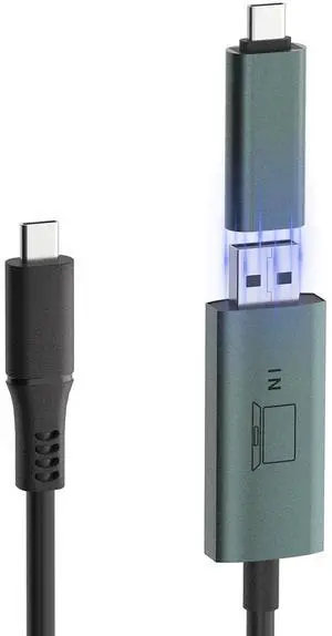 H5-T High Definition Video Transmission Cable - Signal Generate Cable, Transfer USB A or USB C Port into Video Signal Port Converter H5-T High Definition Video Transmission Cable - Signal Generate Cable, Transfer USB A or USB C Port into Video Signal Port Converter