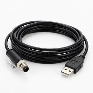 USB to M8 4 Pin Cable FT232RL RS232 Serial Cable for Sick Safety Controller, 6.6ft Industrial Programming Cable Replacement DSL-8U04 G10M025KM1 USB to M8 4 Pin Cable FT232RL RS232 Serial Cable for Sick Safety Controller, 6.6ft Industrial Programming Cable Replacement DSL-8U04 G10M025KM1