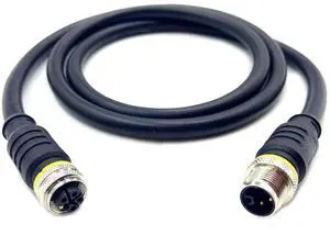 M12 L-Code 5Pin 4+PE Male to Female Profinet Power Supply High Flex Waterproof Cable 1 Meter M12 L-Code 5Pin 4+PE Male to Female Profinet Power Supply High Flex Waterproof Cable 1 Meter