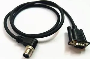 DB9 RS232 Waterproof Power Industrial Cable Assembly Right Angle M12 8Pin Male to D-Sub 9Pin Male Shielded Cable DB9 RS232 Waterproof Power Industrial Cable Assembly Right Angle M12 8Pin Male to D-Sub 9Pin Male Shielded Cable