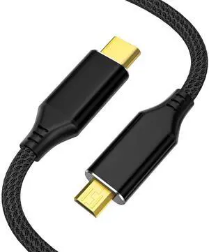 4K Micro HDMI to USB C Cable, 6FT Nylon Braided High-Speed Uni-Directional Cord Supports 4K@60Hz & 2K@120Hz, Compatible with Sony ZV-E10, Canon EOS M50, Raspberry Pi 4, GoPro Hero 7/6/5, Black 4K Micro HDMI to USB C Cable, 6FT Nylon Braided High-Speed Uni-Directional Cord Supports 4K@60Hz & 2K@120Hz, Compatible with Sony ZV-E10, Canon EOS M50, Raspberry Pi 4, GoPro Hero 7/6/5, Black