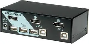Secomp Roline DisplayPort USB 2.0 KVM Switch Secomp Roline DisplayPort USB 2.0 KVM Switch