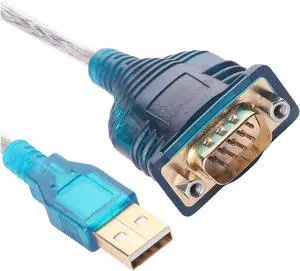 USB to RS232 Serial Cable Converter PDA DB9 Male 9 Pin Cable Adapter F/;TD/;1 Compatible with The Win 11 10 7 8.1 XP Vista OS Linux USB to RS232 Serial Cable Converter PDA DB9 Male 9 Pin Cable Adapter F/;TD/;1 Compatible with The Win 11 10 7 8.1 XP Vista OS Linux
