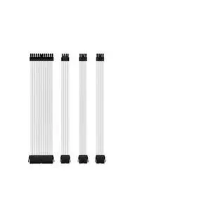 KUNSR Customization Mod Sleeved Extension Power Supply Cable Kit 24 Pin ATX PSU Connectors KUNSR Customization Mod Sleeved Extension Power Supply Cable Kit 24 Pin ATX PSU Connectors