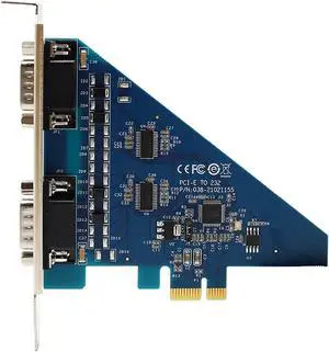1PCS High Speed PCI-E to RS-232 Serial Card 2 Ports RS232 to PCIE Converter DB9 COM Adapter UT-7912 1PCS High Speed PCI-E to RS-232 Serial Card 2 Ports RS232 to PCIE Converter DB9 COM Adapter UT-7912