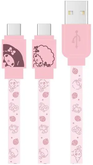 Gourmandise Sanrio Characters USB Type-C Cable My Melody SANG-304MM Gourmandise Sanrio Characters USB Type-C Cable My Melody SANG-304MM