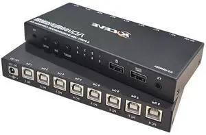 4/8-port USB synchronizer - DNF Game Control synchronizer, 4-in-1-out DNF Multi-Account synchronizer, USB Keyboard and Mouse Synchronization Controller, Plug and Play (8 Ports) 4/8-port USB synchronizer - DNF Game Control synchronizer, 4-in-1-out DNF Multi-Account synchronizer, USB Keyboard and Mouse Synchronization Controller, Plug and Play (8 Ports)
